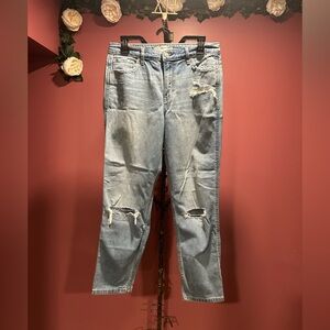 Abercrombie & Fitch Light Blue Relaxed Jeans